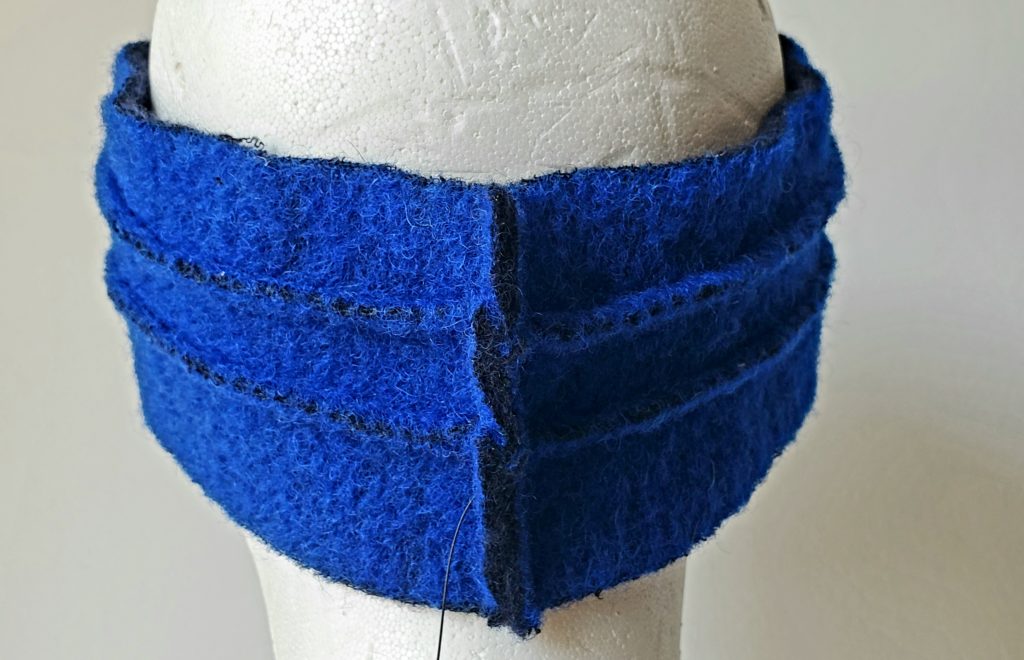 Wool Headband - Dk. Blue