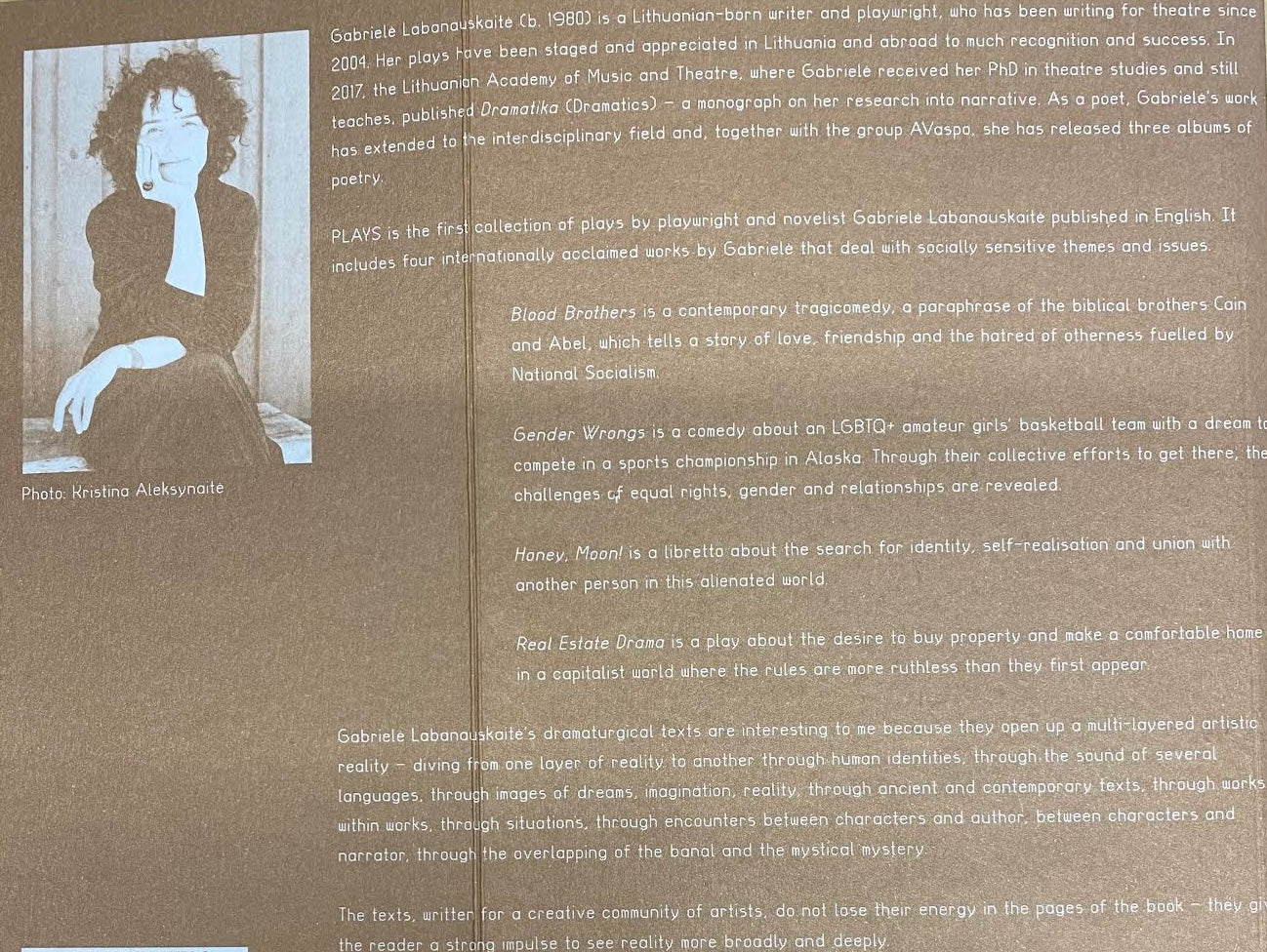 Plays by Gabrielė Labanauskaitė