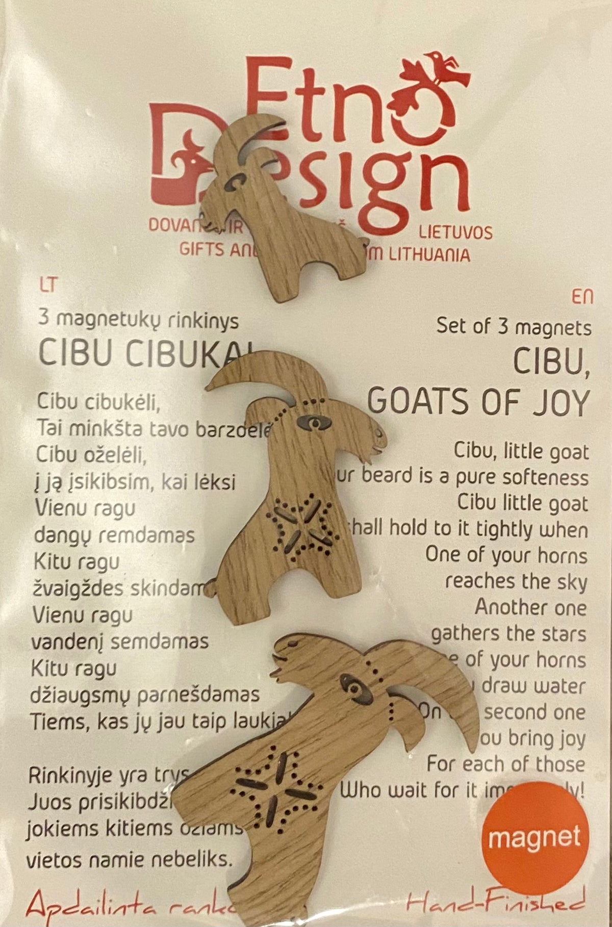 Woody Ruties: Magnet | Cibu, Goats of Joy