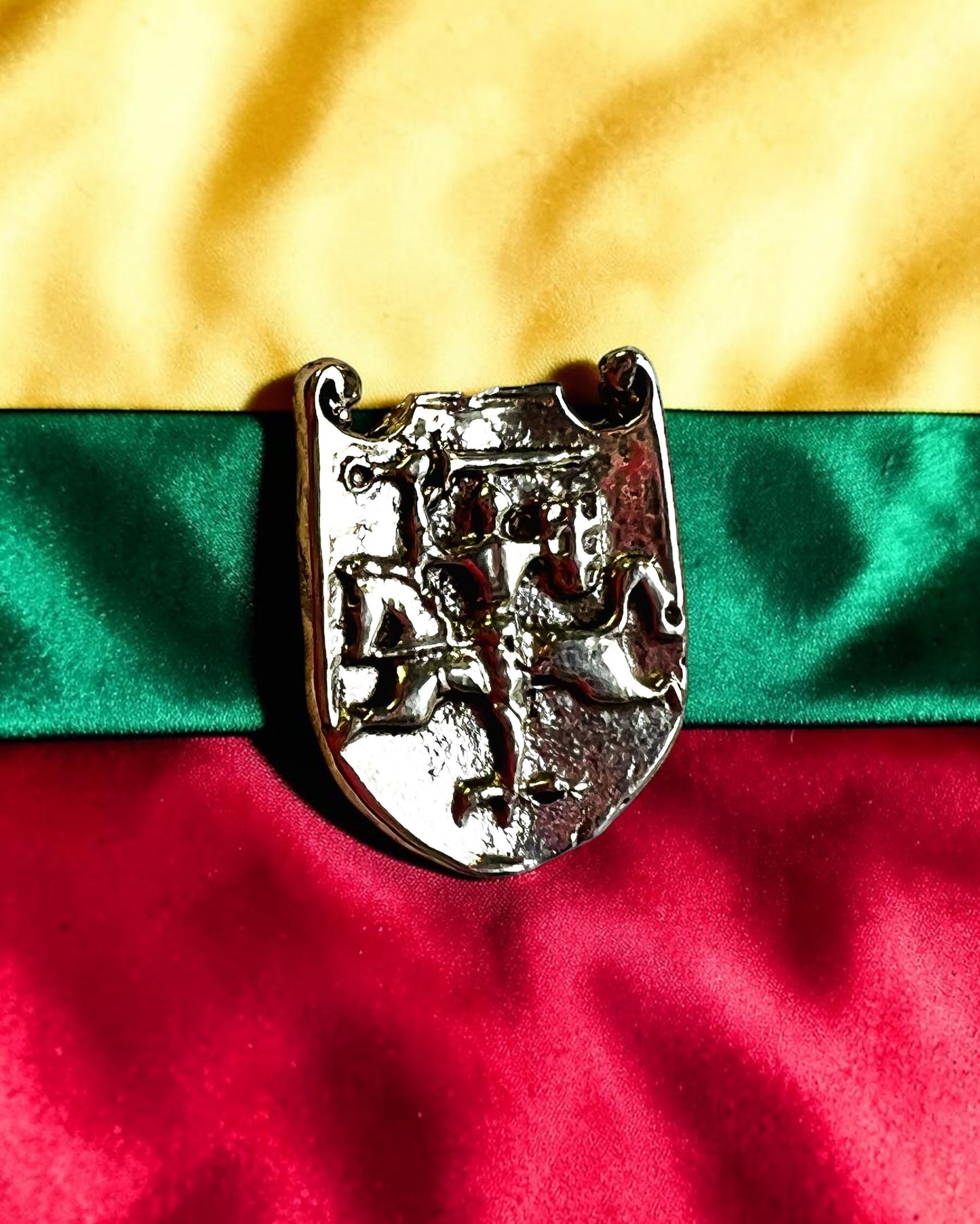 Sterling Silver "Vytis" Lapel Pin