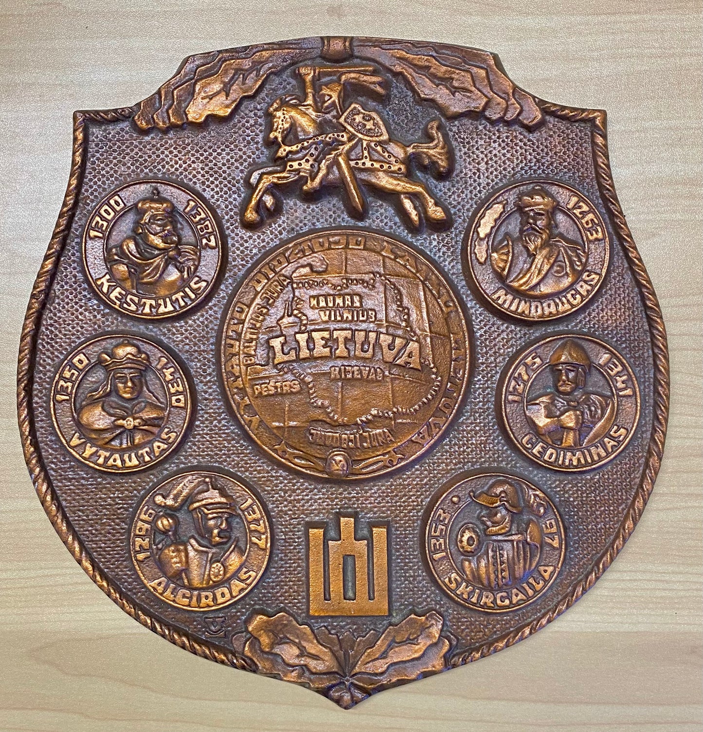 Lithuanian Grand Dukes Decorative Wall Plaque (3439)