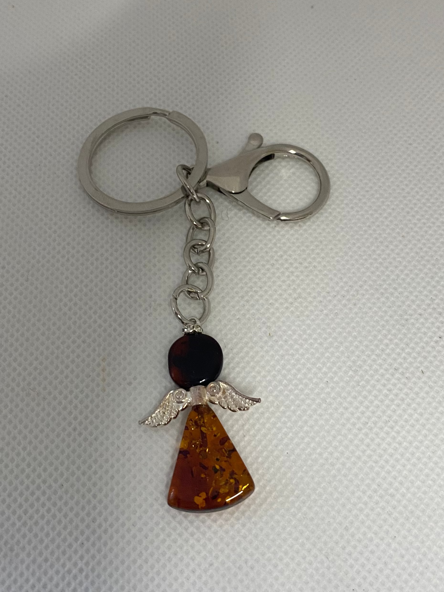 Amber Angel Key Chain