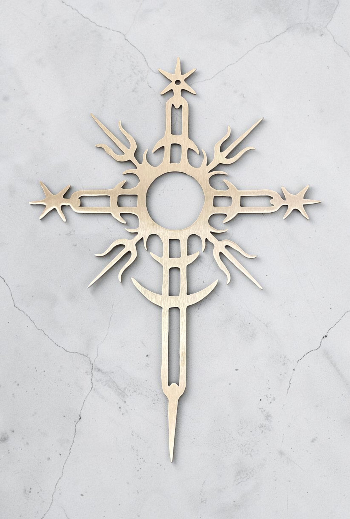 Stainless Steel Cross (12")