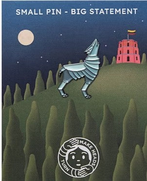 Lapel Pin - Iron Wolf