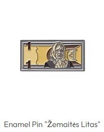 Lapel Pin - Lithuanian Litas
