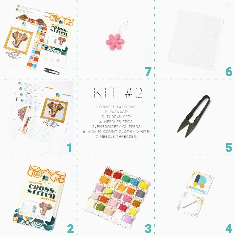 Traditional Lithuanian Counted Cross Stitch Kit