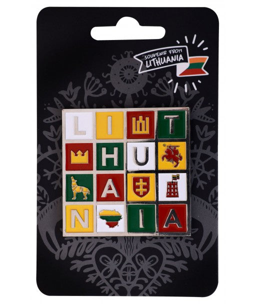 Magnet - Lithuania Tile
