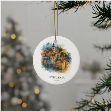 Lithuania Christmas Ornament