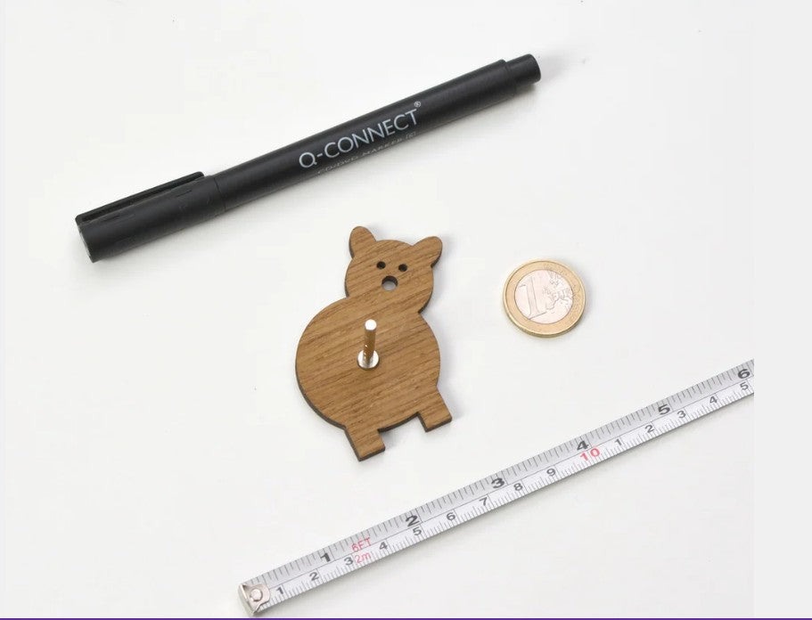 Woody Ruties: Magnetic instrument Squeaky Piglet