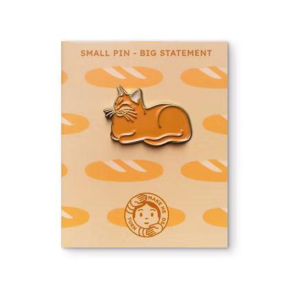 Lapel Pin - Cat loaf