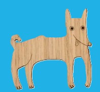 Woody Ruties: Doggie (Magnet)