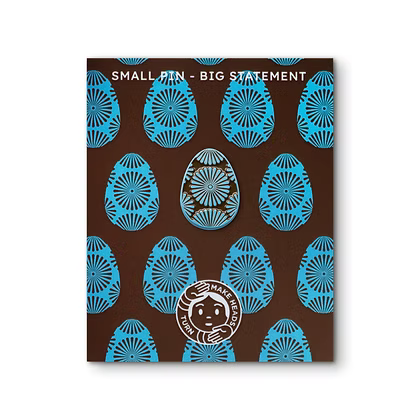 Lapel Pin - Margutis: Brown
