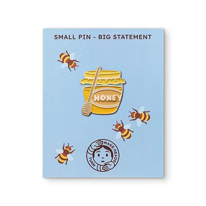 Lapel Pin - Honey Jar
