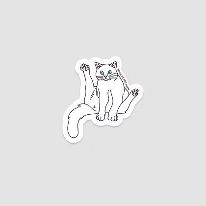 Stickers - Sitting Cat