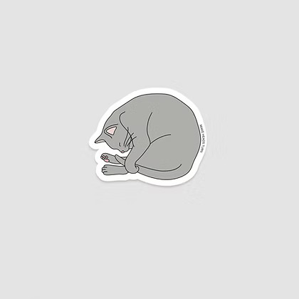 Stickers - Sleeping Cat