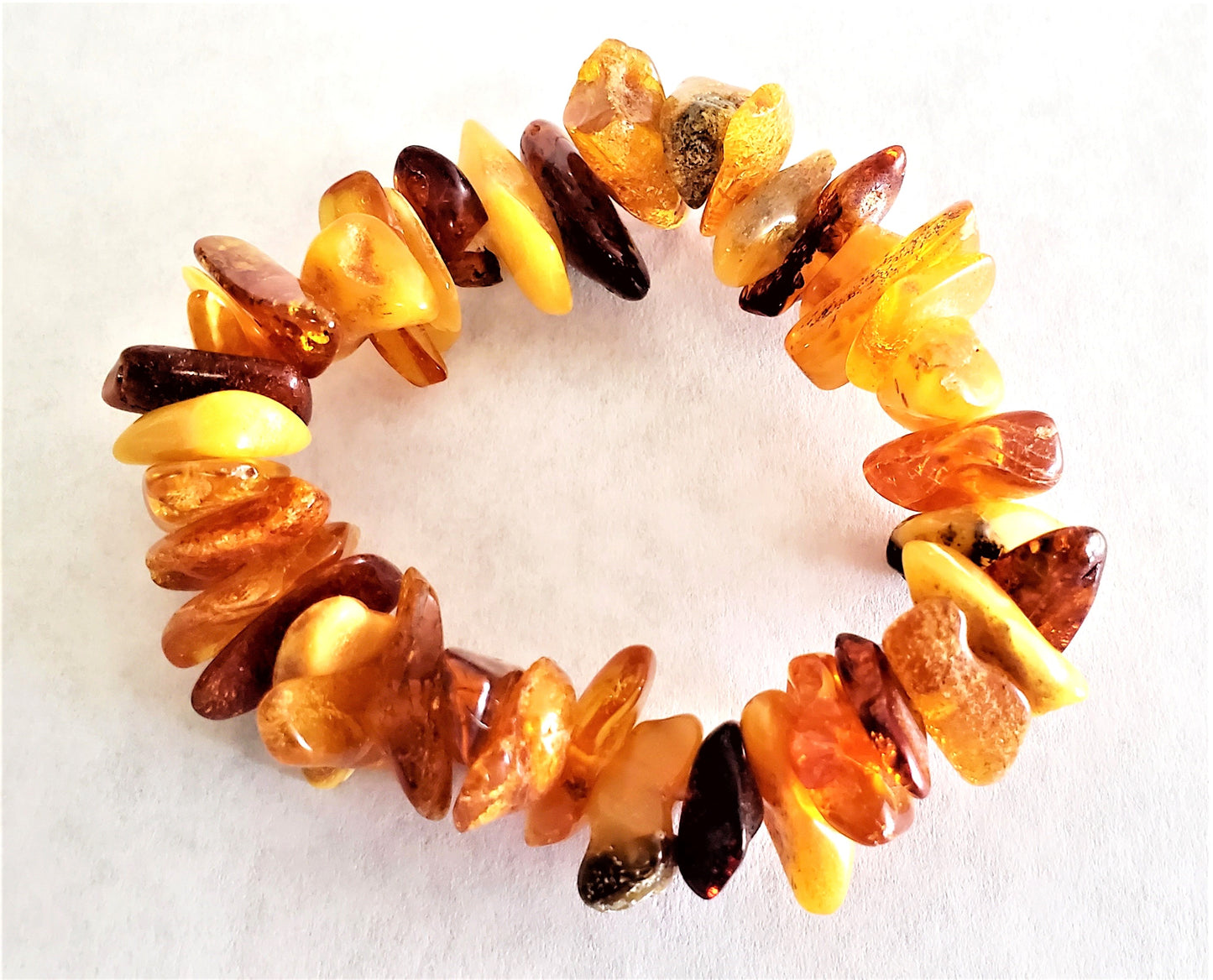 Multi Color Amber Bracelet