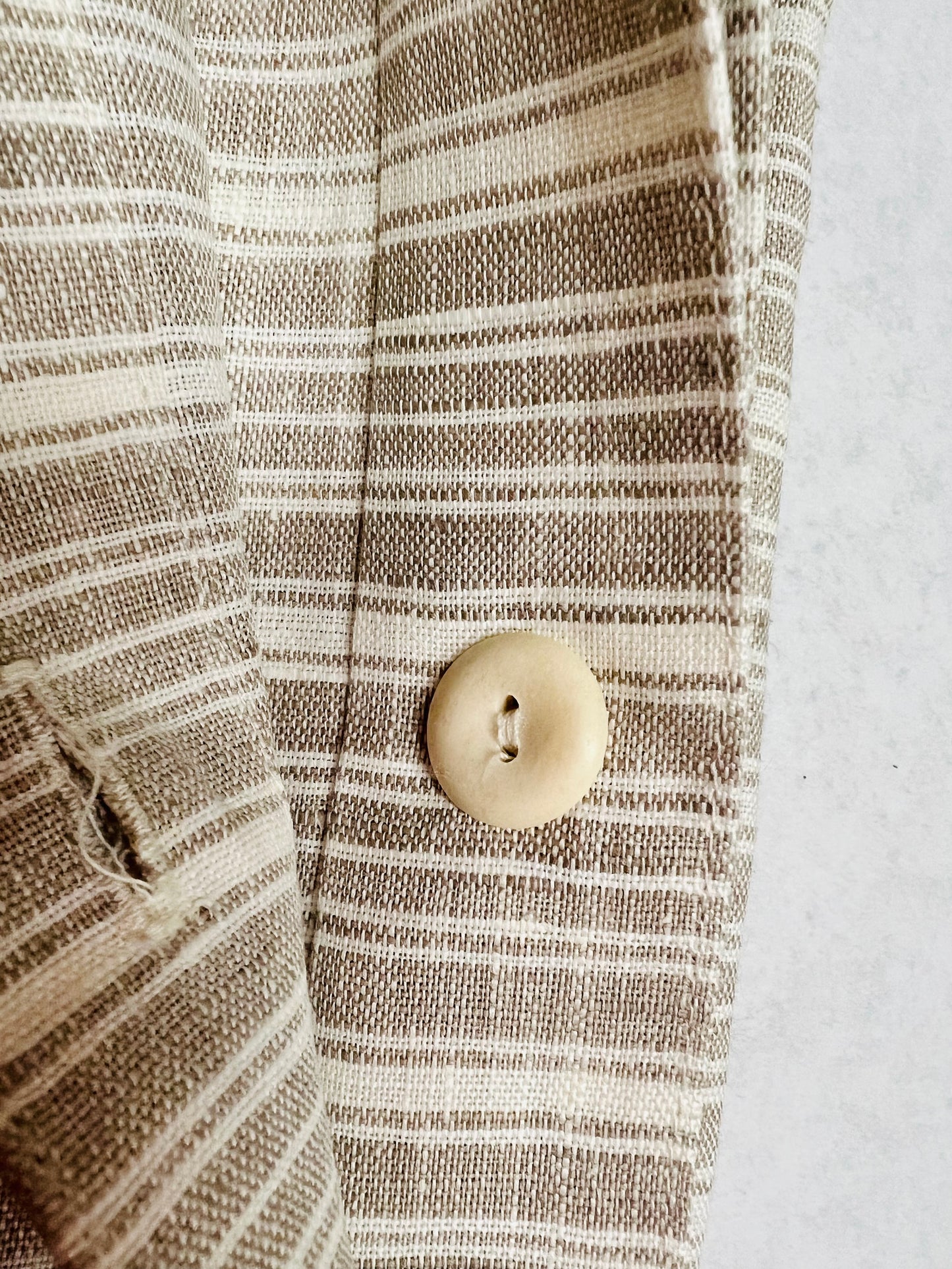 Multi - stripe Linen Duvet Cover