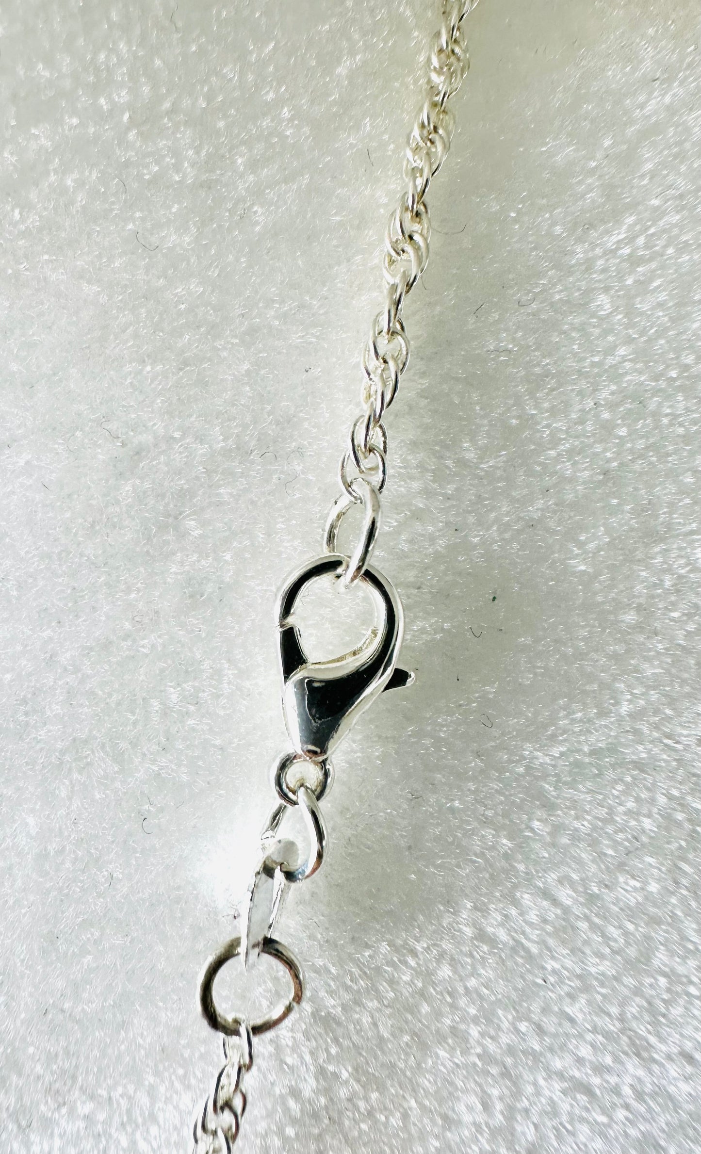 Sterling Silver Amber Necklace