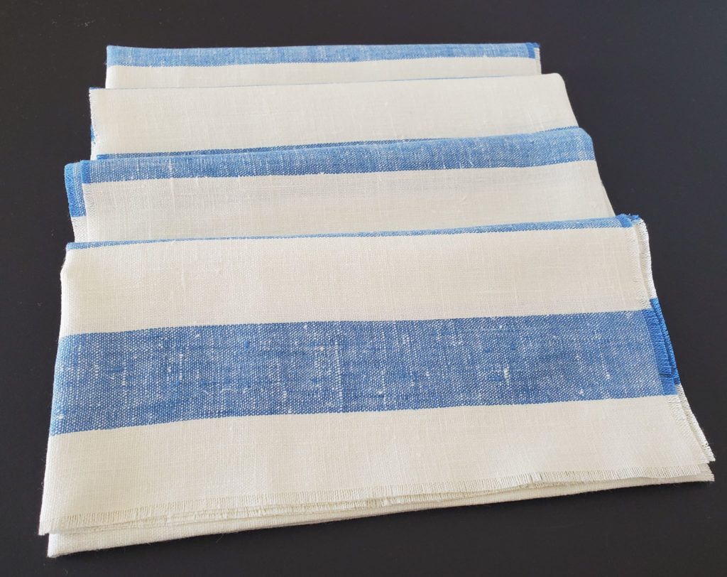 Striped Linen Napkin, Set of 4 (3274)