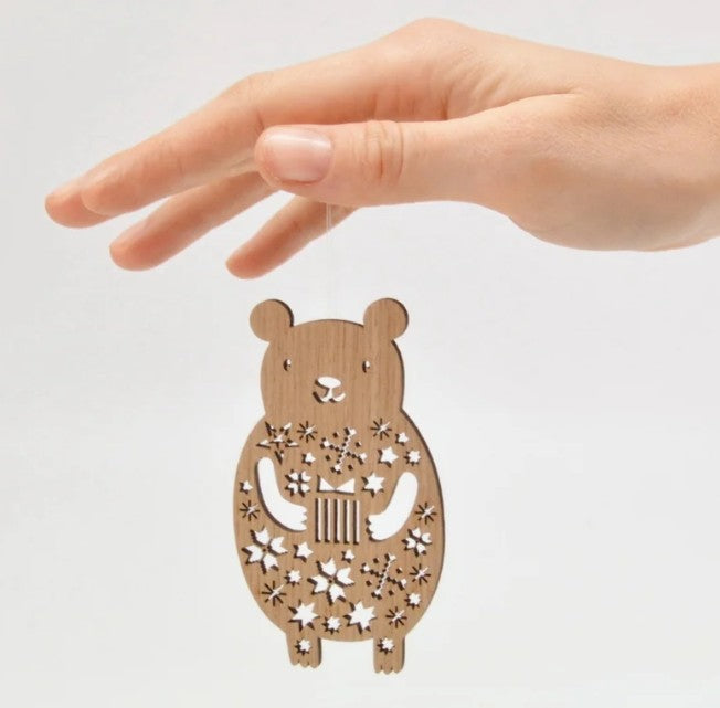 Ornament: Teddy Bear, Who has not Forgotten Real Gifts