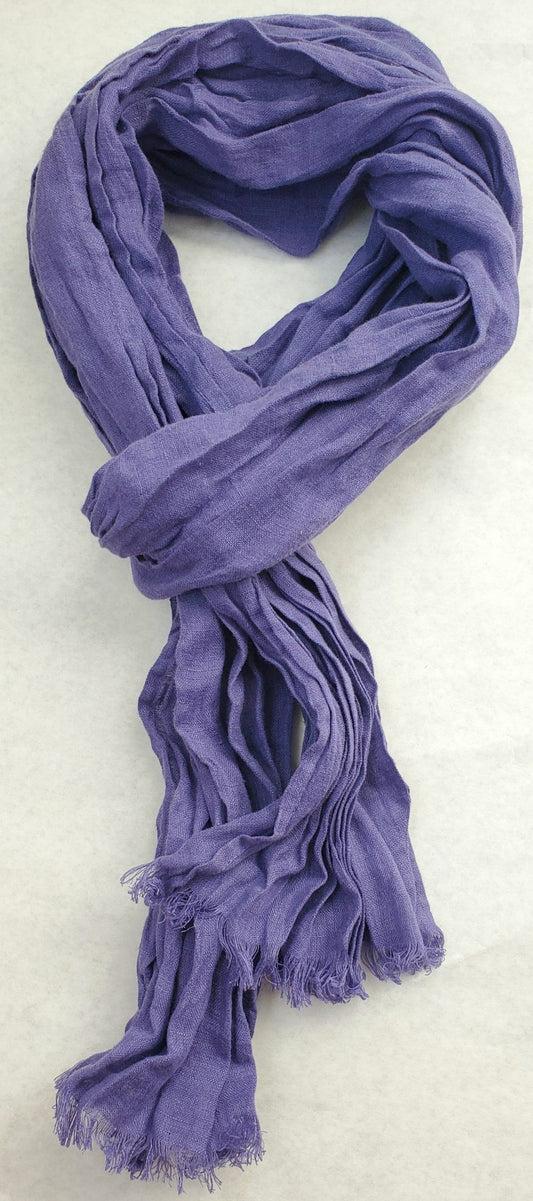 Linen Scarf - Purple (3583)
