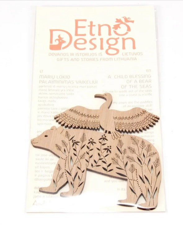 Ornament: A Child Blessing of a Bear of the Seas