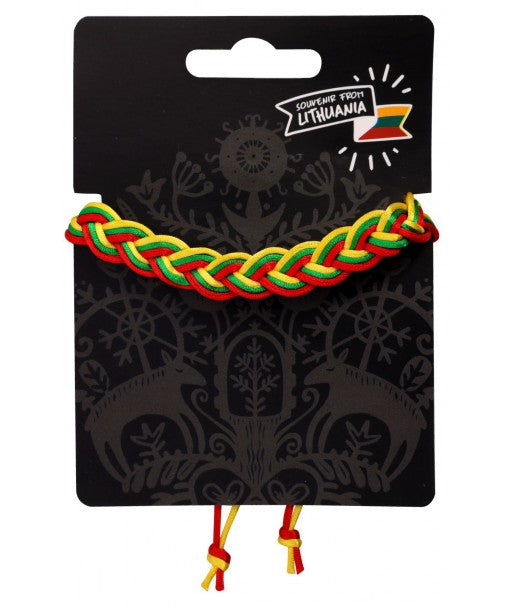 Bracelet - Tri-Color Lithuania braided