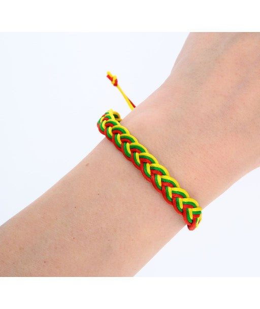 Bracelet - Tri-Color Lithuania braided