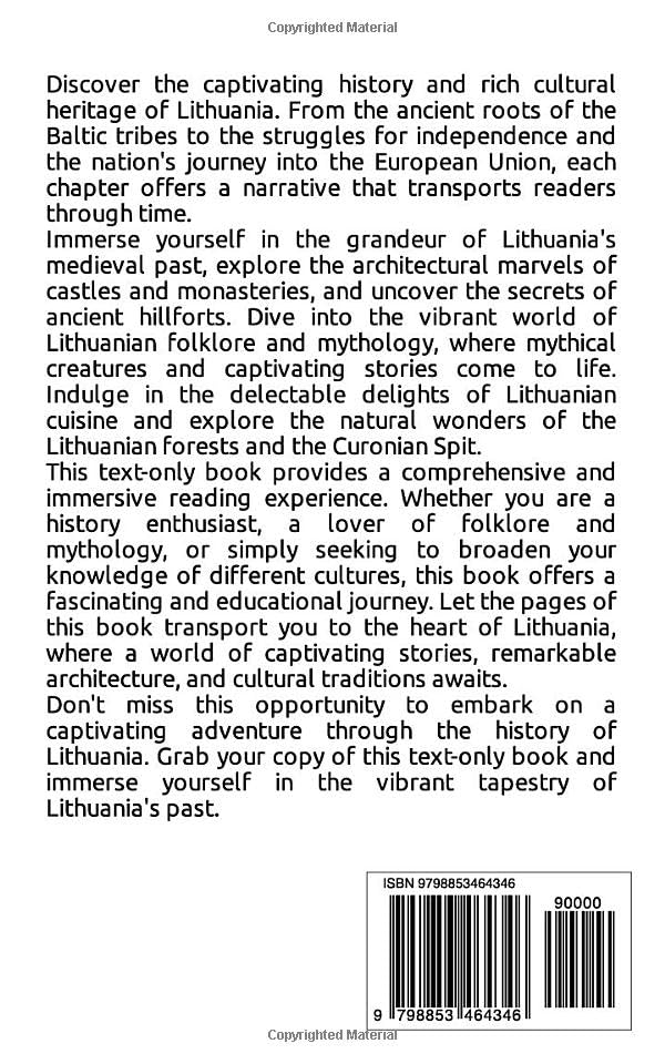 The History of Lithuania: From Amber to Freedom (0700)