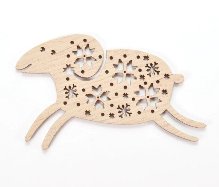 Ornament: The Snowy Sheep