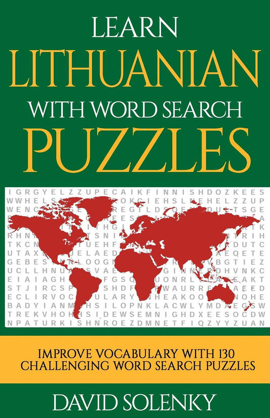 Learn Lithuanian with Word Search Puzzles (0702)