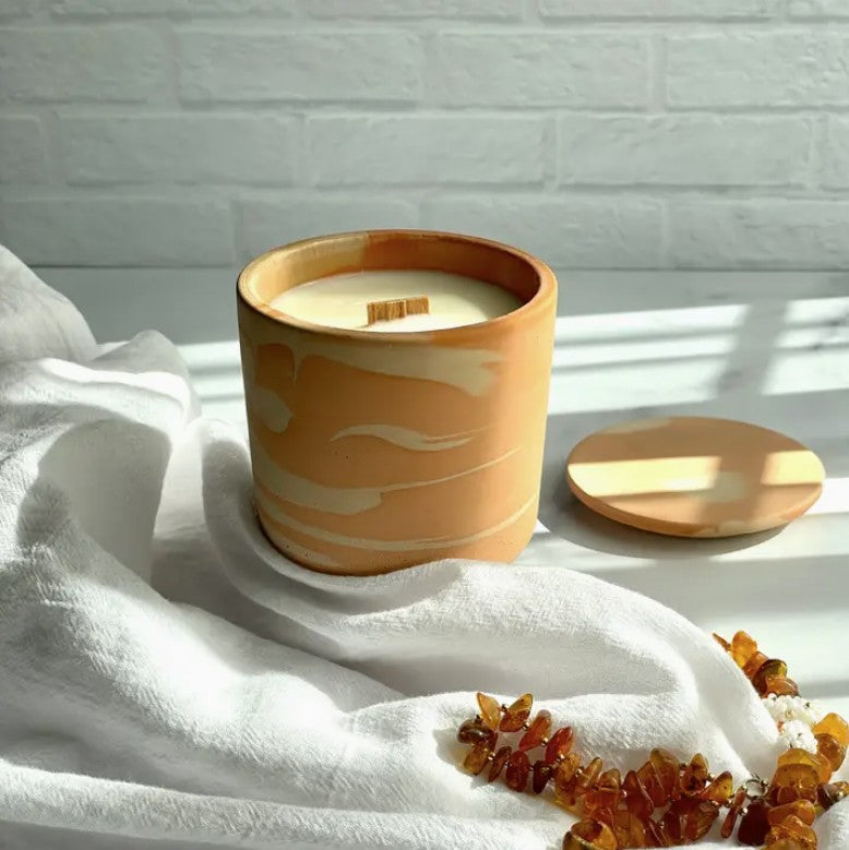 Lithuanian Amber Natural Candle