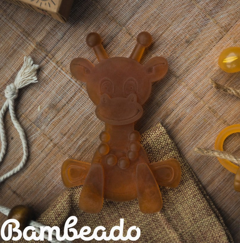 The Little Bamber: The Natural Rubber & Baltic Amber Teether