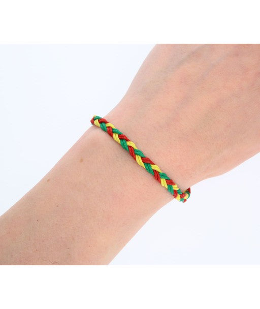 Bracelet - Tri-Color Lithuania braided (0617)