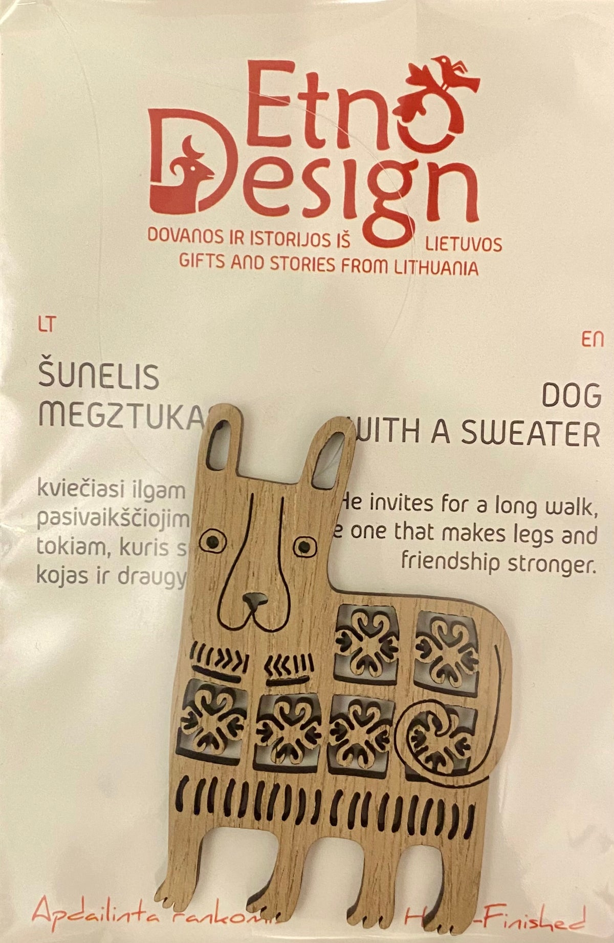 Woody Ruties: Ornament | Dog with a Sweater