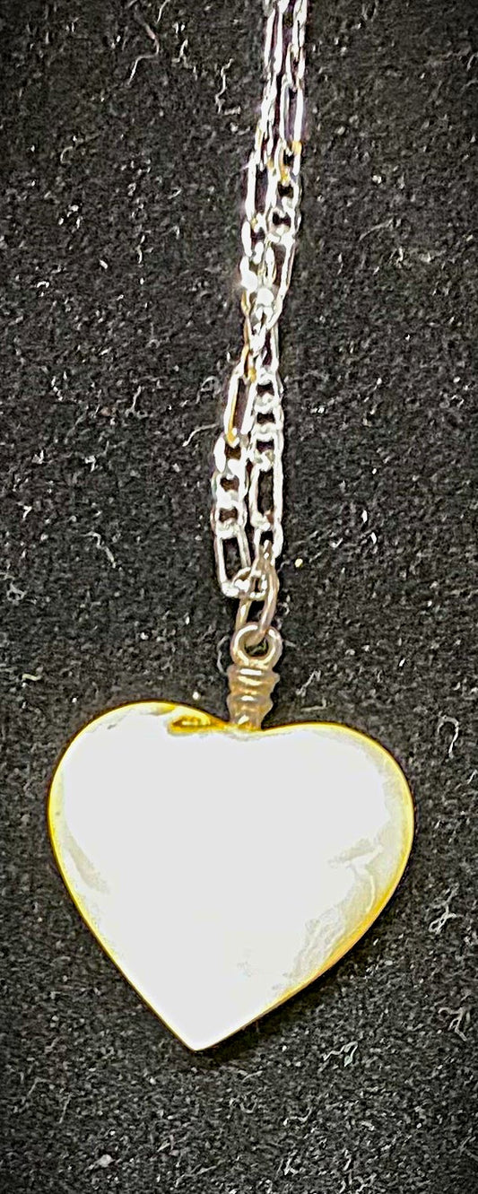 Amber Heart Necklace