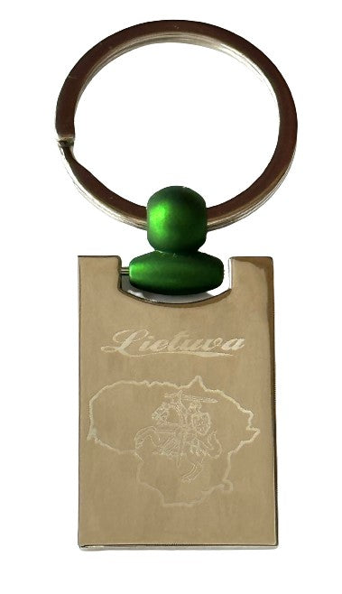 Metal Key Chain Lithuania