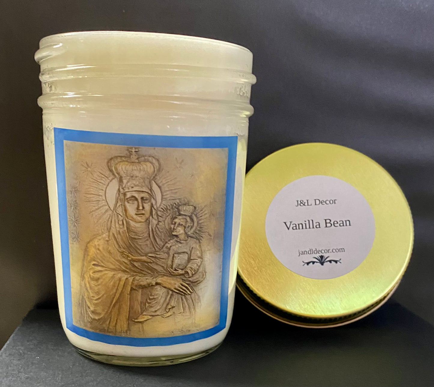Our Lady of Siluva Jar Candle (3592)