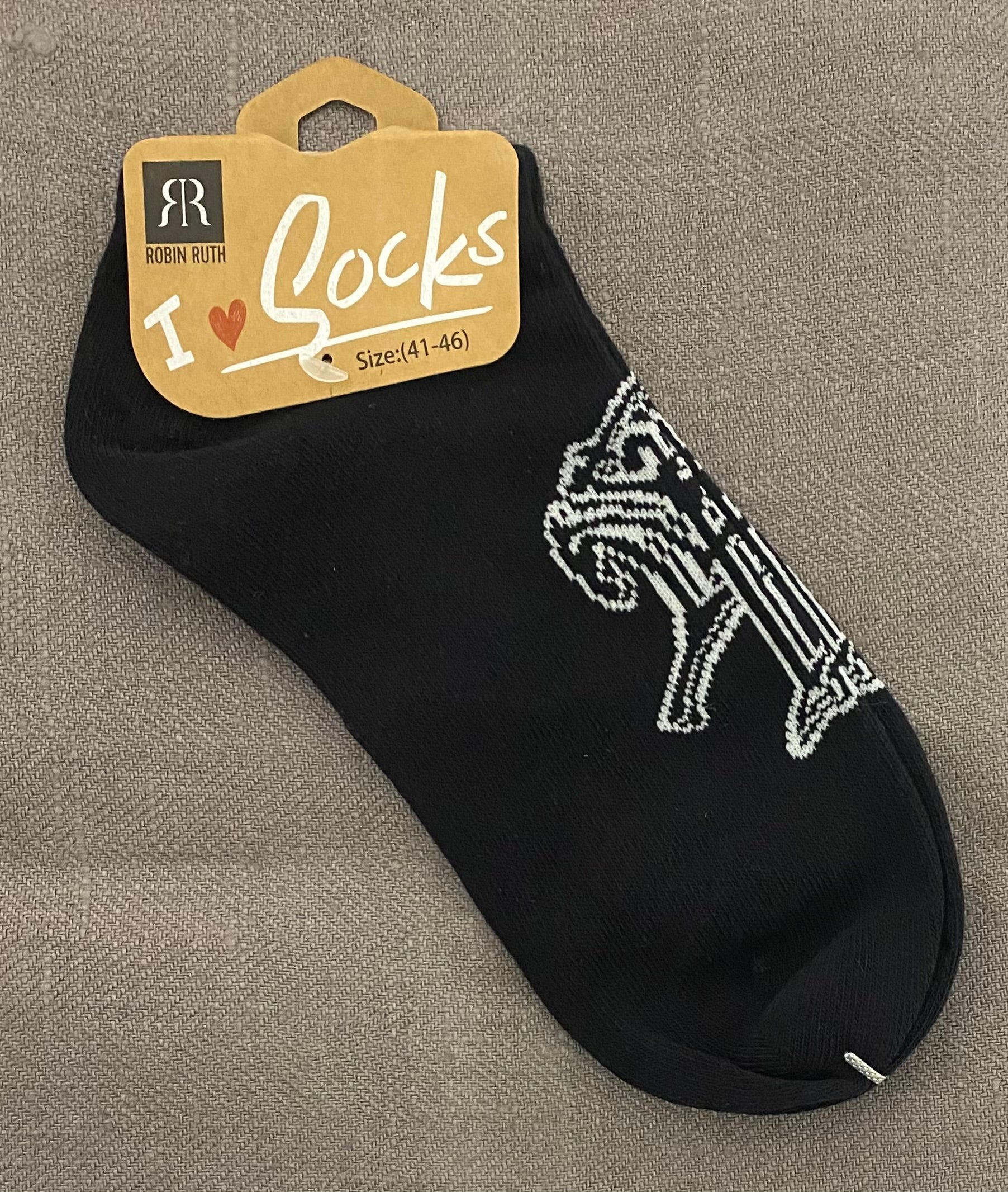 Men's Ankle high socks Balzekas Museum Gift Shop