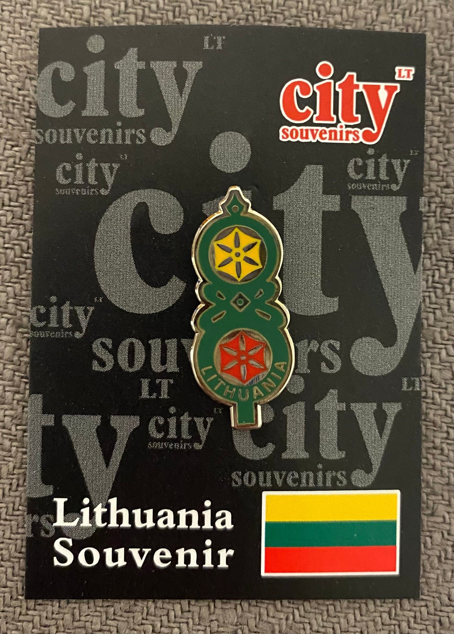 Verpstė - Lithuanian Lapel Pin (3640)