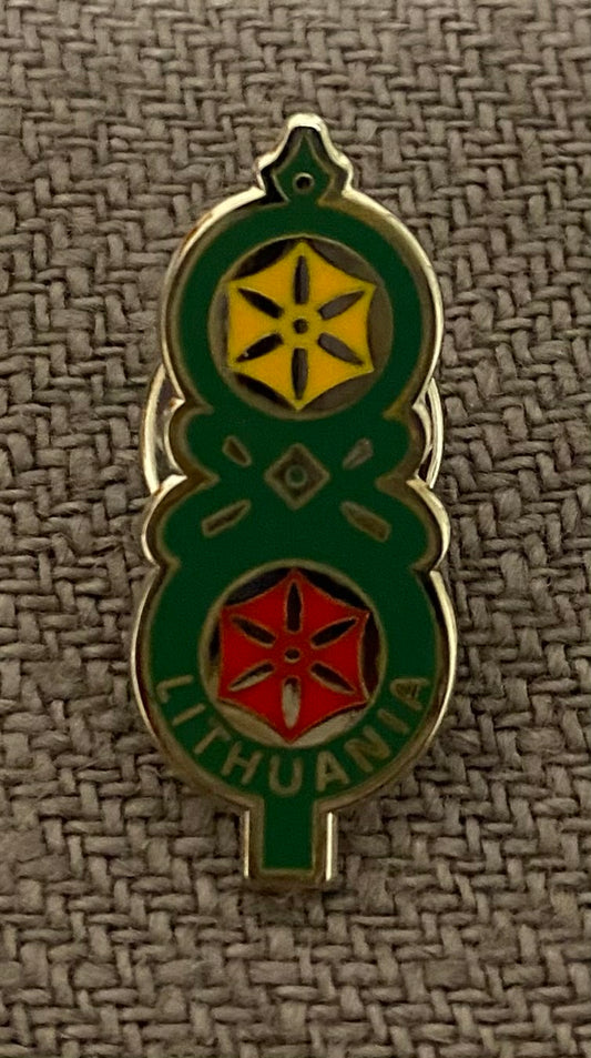 Verpstė - Lithuanian Lapel Pin (3640)