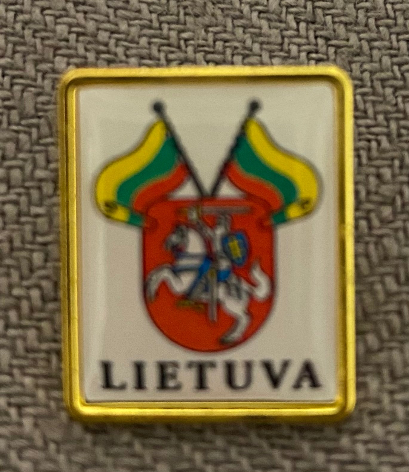 Lapel Pin - Lithuanian Coat of Arms