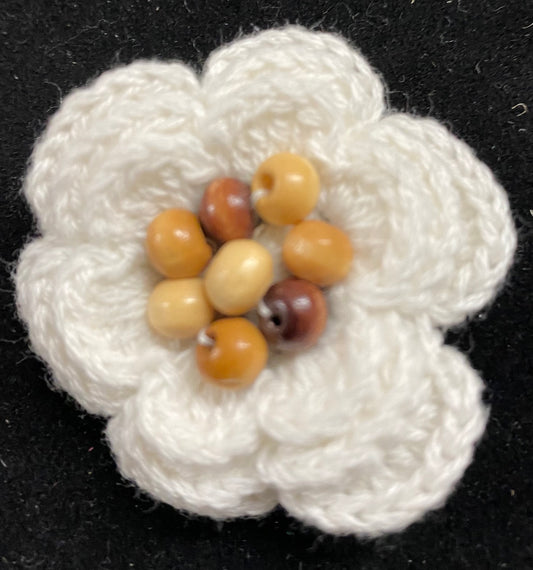 Brooch - Handmade Crochet Flower