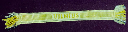 Woven Juosta "VILNIUS" Bookmark (0445)