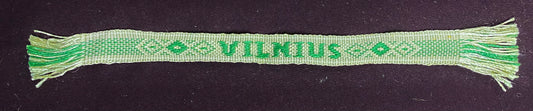 Woven Juosta "VILNIUS" Bookmark (434)