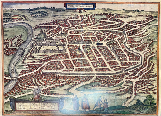 Map of Vilna Litvaniae Metropolis