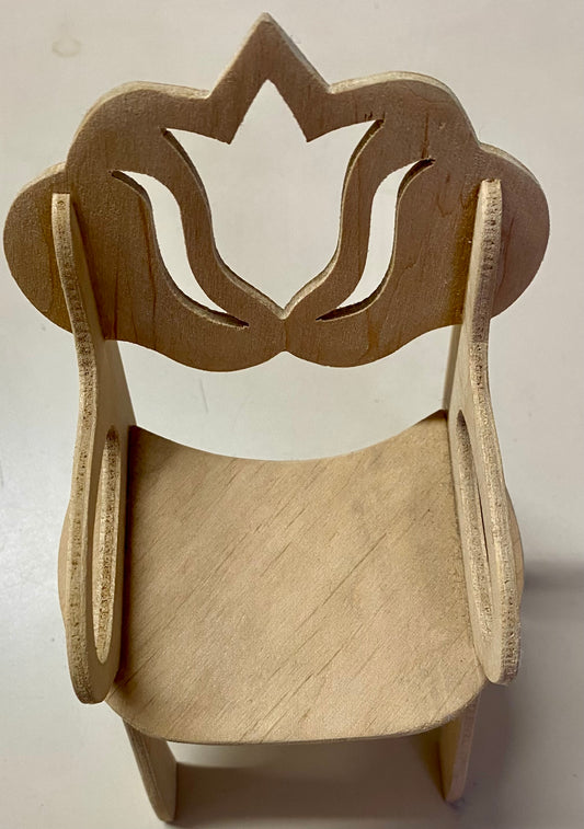 Wooden Doll Furniture - Chair