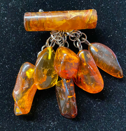 Amber Brooch