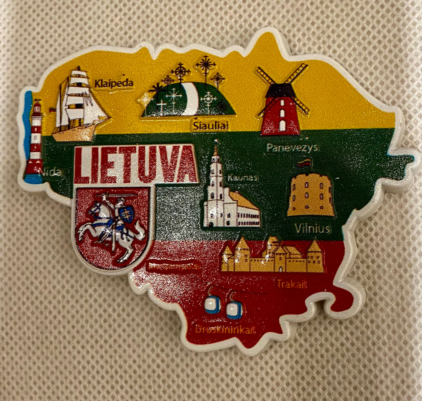 Magnet - Map of Lithuania