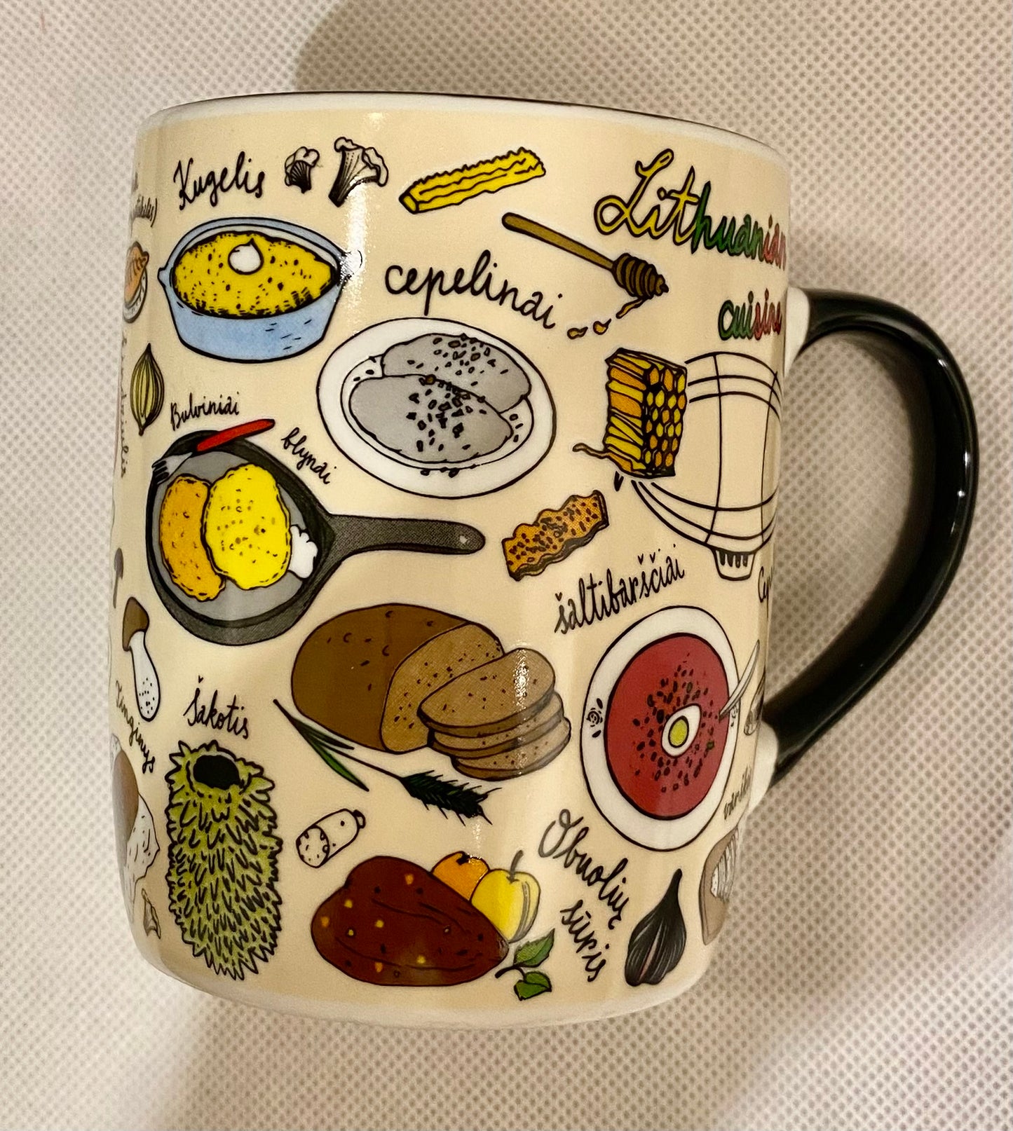 Coffee Mug - Lithuanian Food (0603)